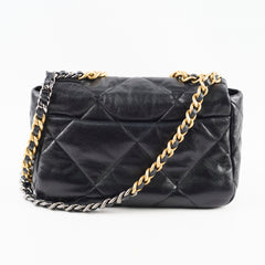 Chanel 19 Small Goatskin Black