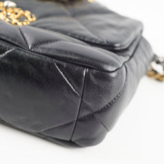 Chanel 19 Small Goatskin Black