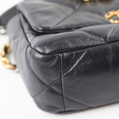 Chanel 19 Small Goatskin Black
