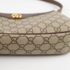 Gucci Ophidia Small Shoulder GG Supreme Canvas Beige
