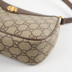 Gucci Ophidia Small Shoulder GG Supreme Canvas Beige