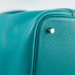 Hermes Picotin 22 Clemence Vert Verone Palladium HW X Stamp