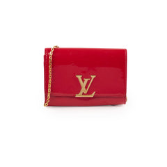 Louis Vuitton Louise Clutch Red Patent Leather