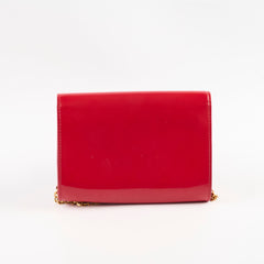 Louis Vuitton Louise Clutch Red Patent Leather