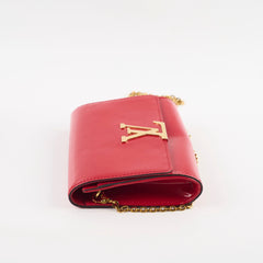 Louis Vuitton Louise Clutch Red Patent Leather
