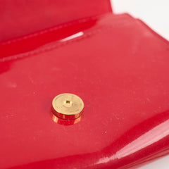 Louis Vuitton Louise Clutch Red Patent Leather