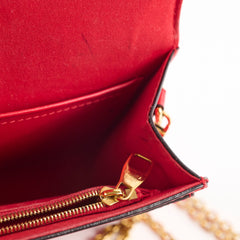 Louis Vuitton Louise Clutch Red Patent Leather