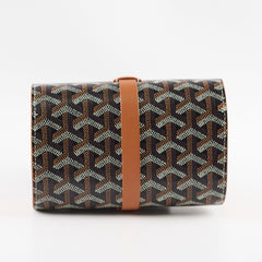 Goyard Clamecy Double Travel Watch Case Tan