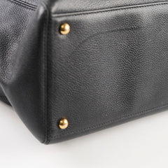 Chanel Executive Cerf Tote Black