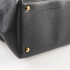 Chanel Executive Cerf Tote Black