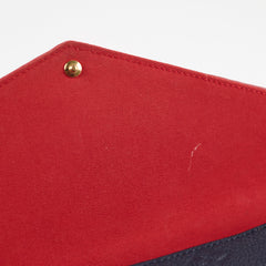 Louis Vuitton Felicie Empriente Navy with Red Piping