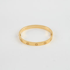Cartier Classic Model Love Bracelet Size 15 Yellow Gold