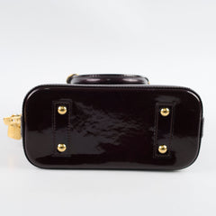 Louis Vuitton Alma BB Patent Burgundy