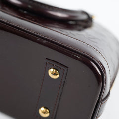 Louis Vuitton Alma BB Patent Burgundy