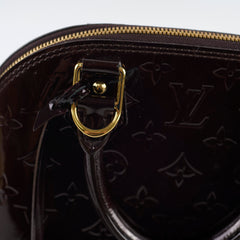 Louis Vuitton Alma BB Patent Burgundy