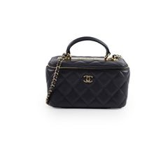 Chanel Vanity Top Handle Grey - Microchipped