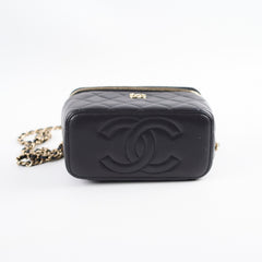 Chanel Vanity Top Handle Grey - Microchipped