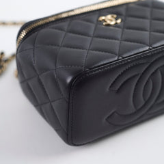 Chanel Vanity Top Handle Grey - Microchipped