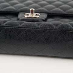 Chanel Caviar Medium/Large M/L Classic Double Flap Black