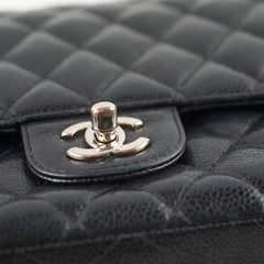 Chanel Caviar Medium/Large M/L Classic Double Flap Black