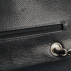 Chanel Caviar Medium/Large M/L Classic Double Flap Black