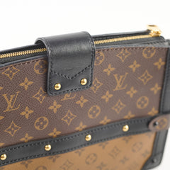 Louis Vuitton Monogram Reverse Trunk Clutch Bag