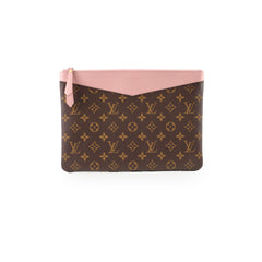 Louis Vuitton Daily Zip Pouch Monogram Pink