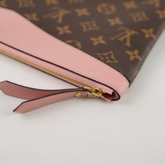 Louis Vuitton Daily Zip Pouch Monogram Pink
