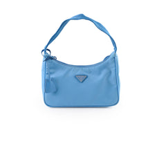 Prada Nylon Re-Edition 2000 Shoulder Bag Blue