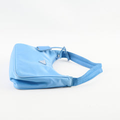 Prada Nylon Re-Edition 2000 Shoulder Bag Blue