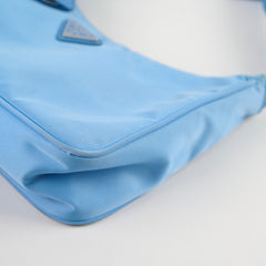 Prada Nylon Re-Edition 2000 Shoulder Bag Blue