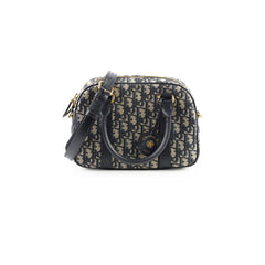 Deal of The Week - Christian Dior Medium D-Vibe Bowling Bag Navy Oblique