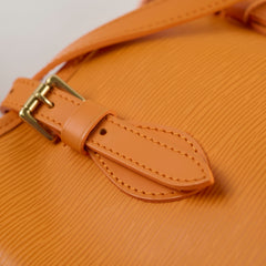 Louis Vuitton Epi Petit Bucket PM Shoulder Bag Orange