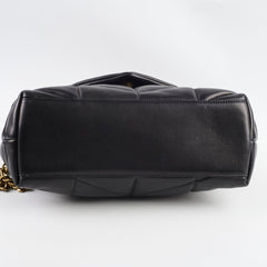 Saint Laurent Lou Puffer Small Black GHW