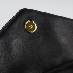 Saint Laurent Lou Puffer Small Black GHW
