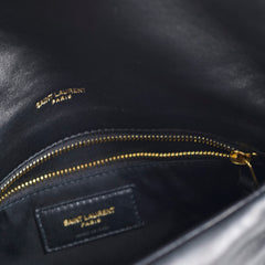Saint Laurent Lou Puffer Small Black GHW