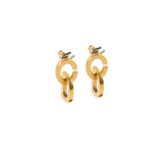 Dior CD Gold Stud Earrings Costume Jewellery