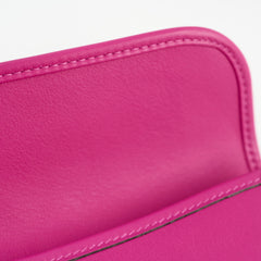Hermes Jige Clutch Rose Poupre A Stamp