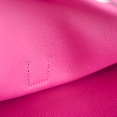 Hermes Jige Clutch Rose Poupre A Stamp
