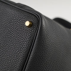 Hermes Picotin 18 Clemence Noir Stamp D