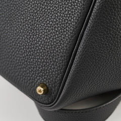 Hermes Picotin 18 Clemence Noir Stamp D