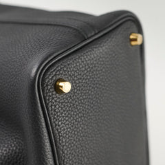Hermes Picotin 18 Clemence Noir Stamp D