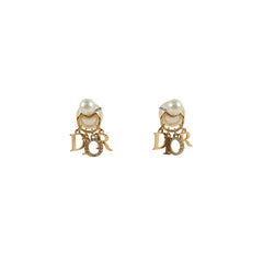 Christian Dior Tribale Earrings with Pearls & Crystal Costume Jewellery