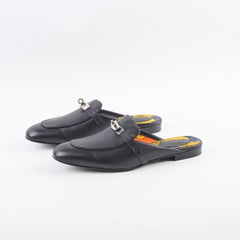 Hermes Oz Mules Shoes Black size 41