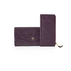 Louis Vuitton Sarah Wallet Empreinte Purple
