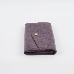 Louis Vuitton Sarah Wallet Empreinte Purple