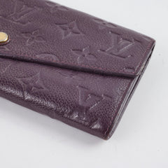 Louis Vuitton Sarah Wallet Empreinte Purple