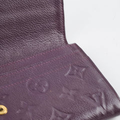 Louis Vuitton Sarah Wallet Empreinte Purple