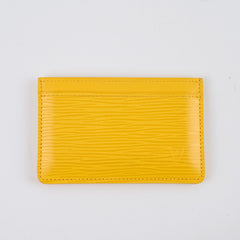Louis Vuitton Epi Cardholder Yellow