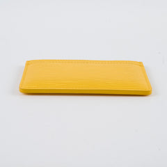 Louis Vuitton Epi Cardholder Yellow